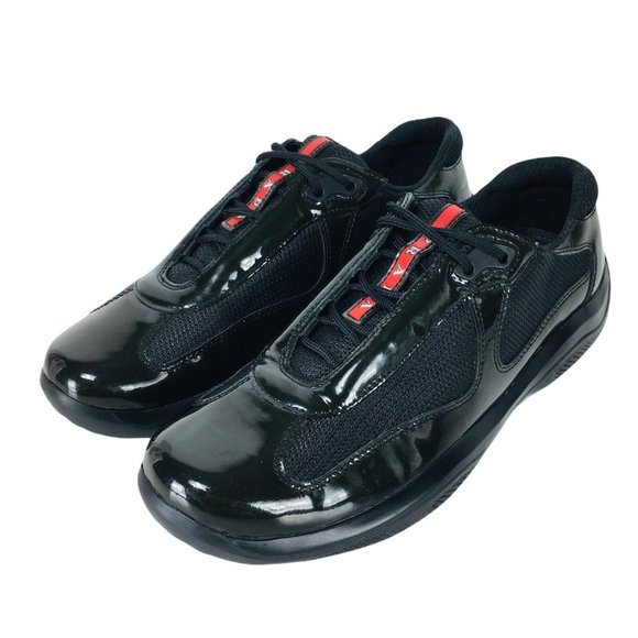 Prada Shoes - Prada America's Cup Bike Fabric Sneakers
